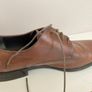 John White tan brown Moore leather shoes, Size 9, EU 43, dress shoe Image 4
