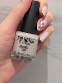 Light muted purple nail polish