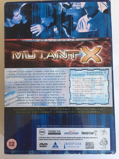 Mutant X - Season 1 (2001-2002) [DVD TV Boxset]