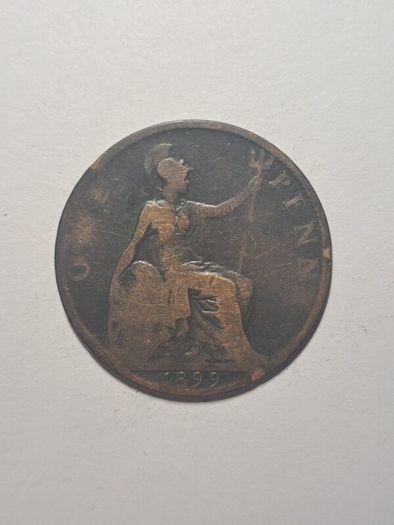 Uk 1 penny coin