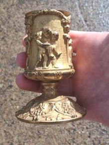 19th Century French Gilded Bronze Pyrogen