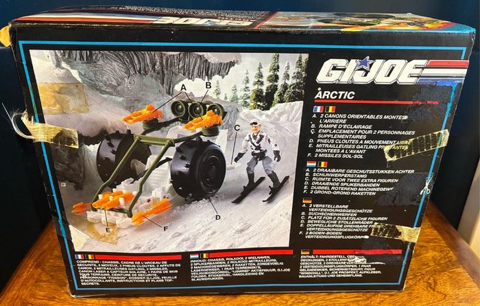 GI Joe / Action Force Artic Blast with Original Box