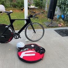 Canyon Speedmax CF TT Bike and ffwd carbon tubular disc
