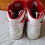 2011 adidas hardcourt hi tops Size 6 eu 40 white/red leather in excellent condition Image 9