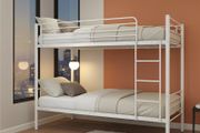 Metal Single Bunk Bed White Free Delivery Limited Offer!