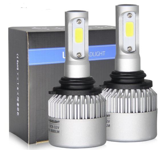 Cool White COB H1/H4/H7/H11/9006 LED Car Headlight Lamp 72W 8000LM