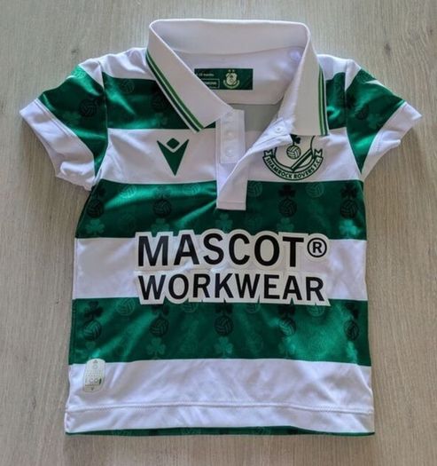 Shamrock Rovers Football Jersey 2025 Infant Shirt 9/12 months Macron