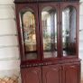 vintage mahogany display unit Image 3
