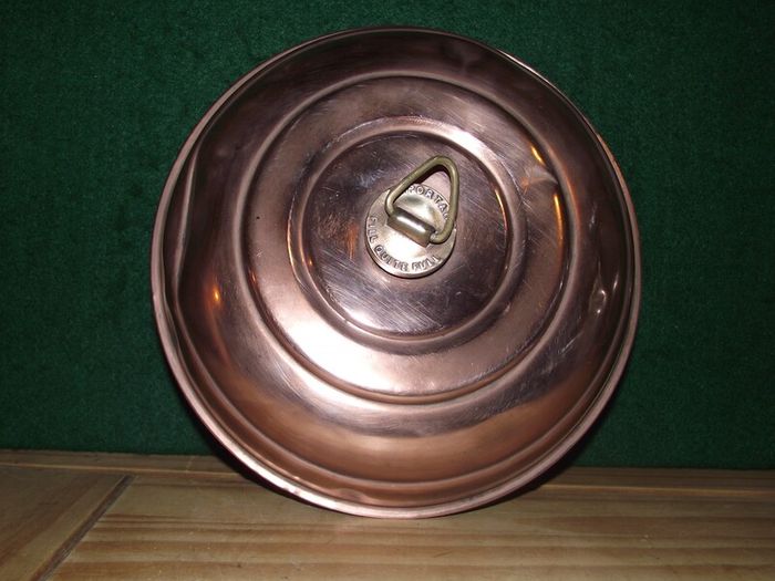 Vintage Copper Bed Warmer