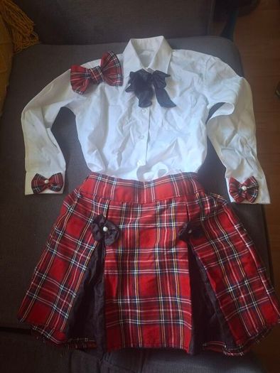 Girls Two Piece Christmas Outfit