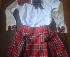 Girls Two Piece Christmas Outfit