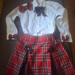 Girls Two Piece Christmas Outfit