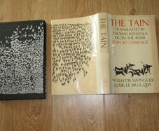 The Tain Translated by Thomas Kinsella from the Irish With Brush Drawings by Louis Le Brocquy Dolmen Editions IX