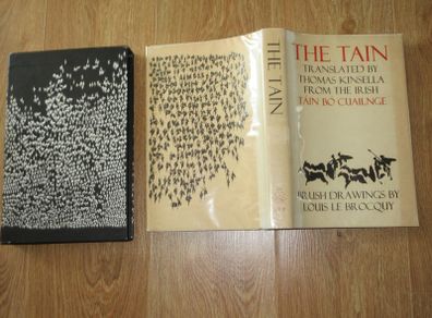 The Tain Translated by Thomas Kinsella from the Irish With Brush Drawings by Louis Le Brocquy Dolmen Editions IX
