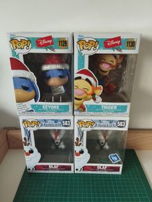 Funko Pop Disney Christmas & Frozen  4 Figure Bundle