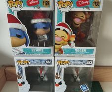 Funko Pop Disney Christmas & Frozen  4 Figure Bundle