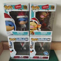 Funko Pop Disney Christmas & Frozen  4 Figure Bundle