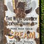 Cream pot Enamel sign Image 4