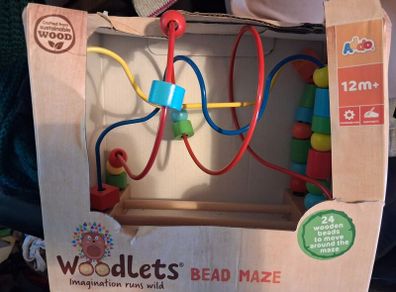Bead maze toy