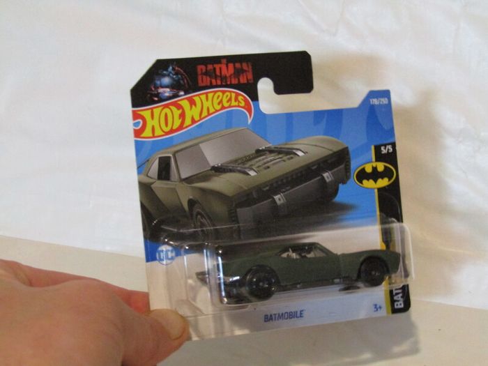 Hot Wheels The Batman Batmobile Olive Green Diecast Car Brand New Sealed