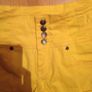 Yellow high waisted hot pants Image 2