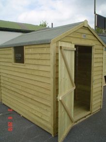 8ft x 6ft Budget Garden Shed