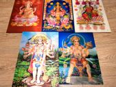 CLEARANCE: Set of 62 Stunning 3D Hindu God Images - Lakshmi, Hanuman & Ganesh