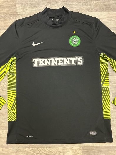Vintage 2011 Nike Celtic Glasgow Goalkeeper Jersey Shirt Mens XL