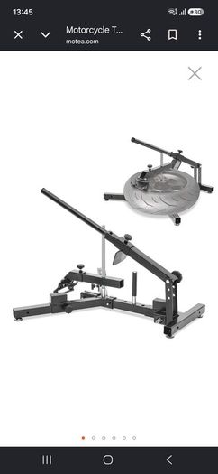 Motorcycle tyre changer