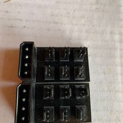 (LOT2) 6 Way 3 Pin Fan Hub Molex Power Card