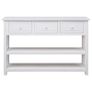Sideboard White 115x30x76 cm Wood Image 5