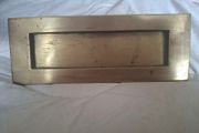 Vintage reclaimed Brass Letterbox