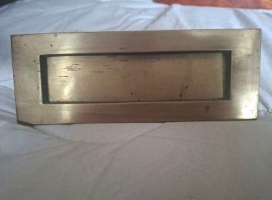 Vintage reclaimed Brass Letterbox