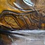 Large Vintage Mid Century 3D Copper Relief Wall Art Panel - J. Craig - Hobo Traveler Caricature Image 10