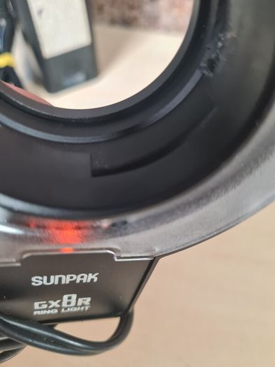 Vintage SunPAK GX8R RING LIGHT for camera photography
