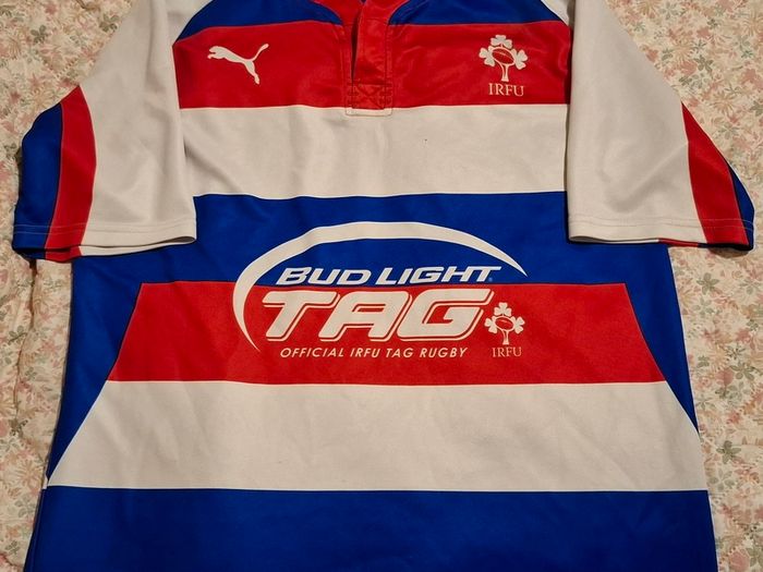 Ireland Official Puma Bud-Light Rugby Union Jersey (Adult Large) FREE POST