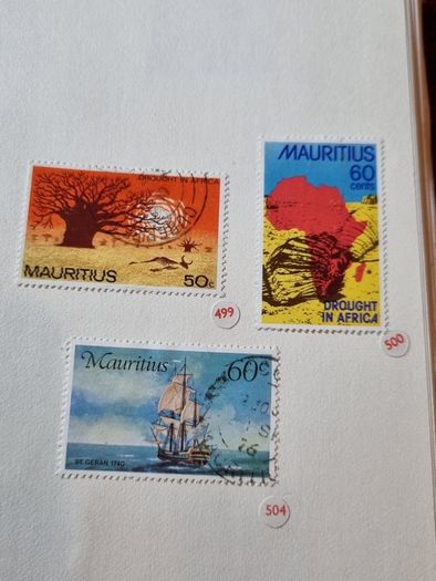 MAURITIUS album with stamps