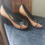 Karen Millen brown leather shoes (free post) Image 4