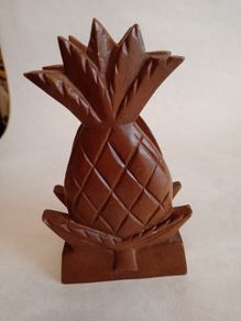 Vintage Wooden Pineapple Letter/Napkin Rack