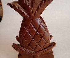 Vintage Wooden Pineapple Letter/Napkin Rack