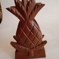 Vintage Wooden Pineapple Letter/Napkin Rack
