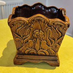 1970s West German Planter Folk Art True Vintage