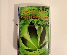 Pocket Lighter / Windproof Metal Petrol Lighter Flint Ignition