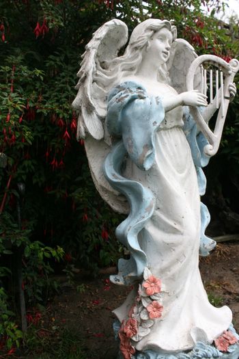 Outdoor Statue of an Angel made from Fiberglass 40"