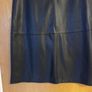 Gallery  Faux  Leather  Black  Skirt.  Size 14.  B.N.W.T Image 2