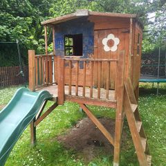 Playhouse and Slide
