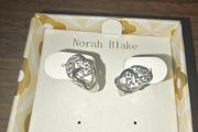 Silver earrings