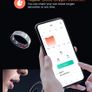 Titanium Smart Ring Health Tracker - Black (Size 13) | Waterproof & Ultra-Slim Image 8