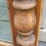 Antique Mirror  Antique Victorian Architectural Walnut Wall Mirror Carved Columns & Finials (92cm x 64cm)  Restoration Project Image 4