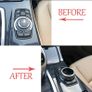 Car Multimedia Buttons Cover iDrive Stickers for BMW 1 3 5 7 Series X1 X3 F25 X5 E70 X6 E71 F30 F10 F07 E90 F11 E92 F20 Image 4